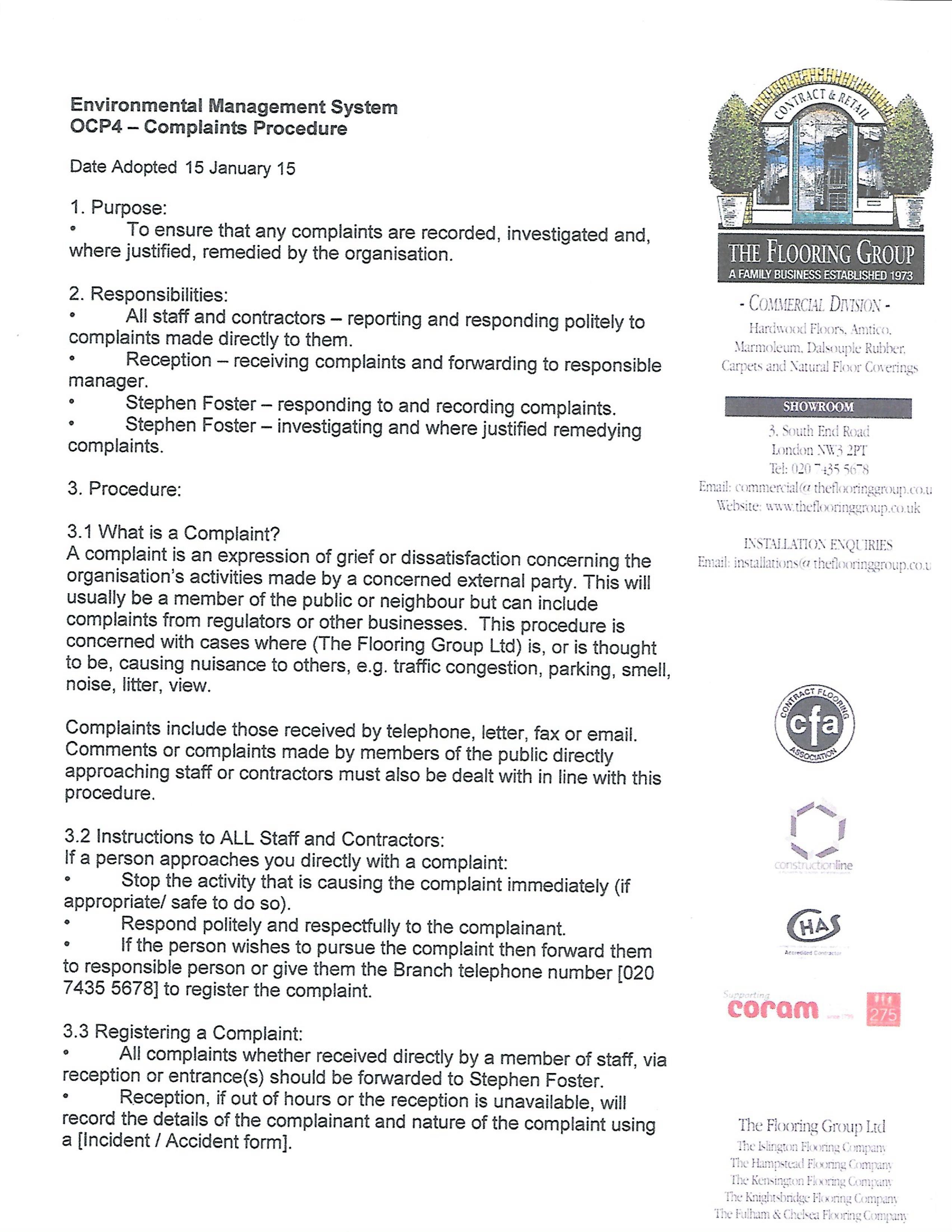 complaints policy page 01