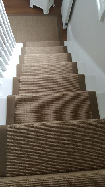 portfolio carpets brown stairs with brown stair runner 01