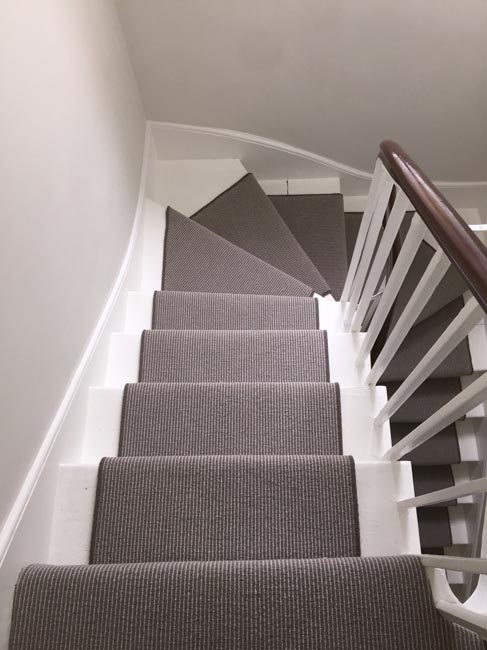 portfolio carpets grey stair carpet installed 06