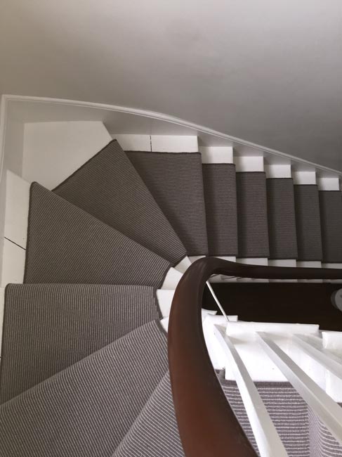 portfolio carpets grey stair carpet installed 08