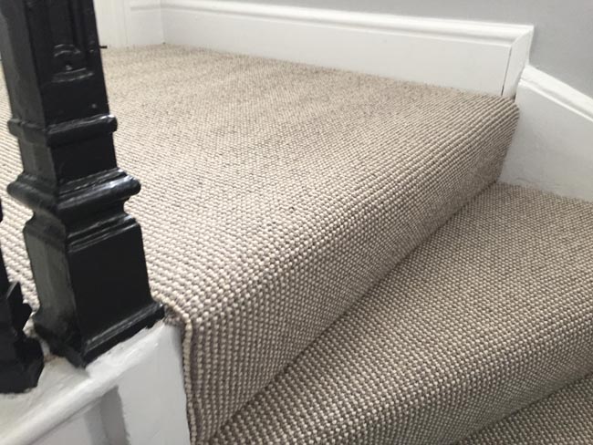 portfolio carpets striped stairs carpet greyish 04