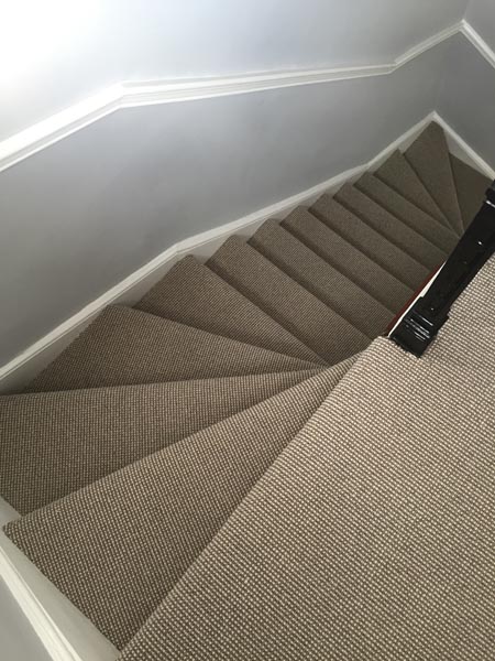 portfolio carpets striped stairs carpet greyish 07