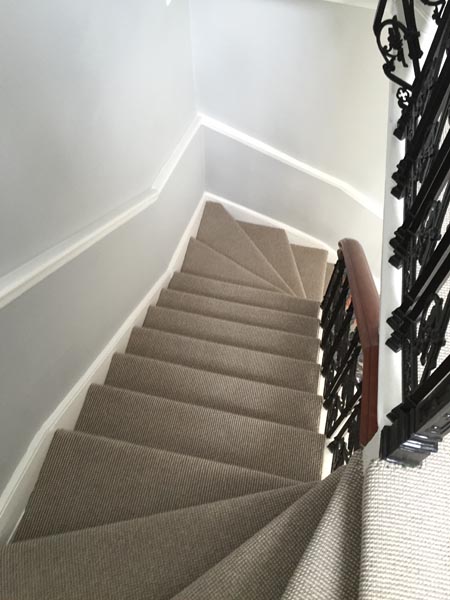 portfolio carpets striped stairs carpet greyish 13