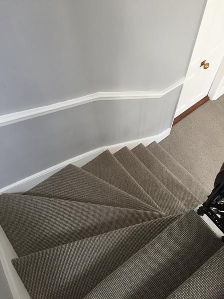 portfolio carpets striped stairs carpet greyish 14