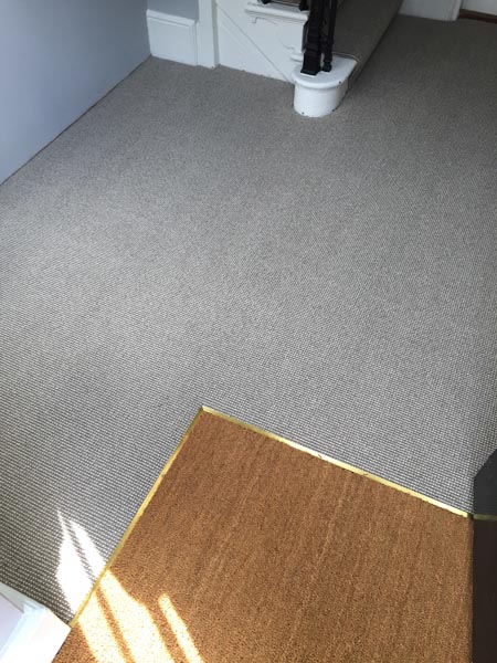 portfolio carpets striped stairs carpet greyish 16