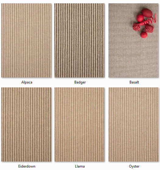 Clarendon Carpets - Wool Mix Naturals - Fine Lines Range