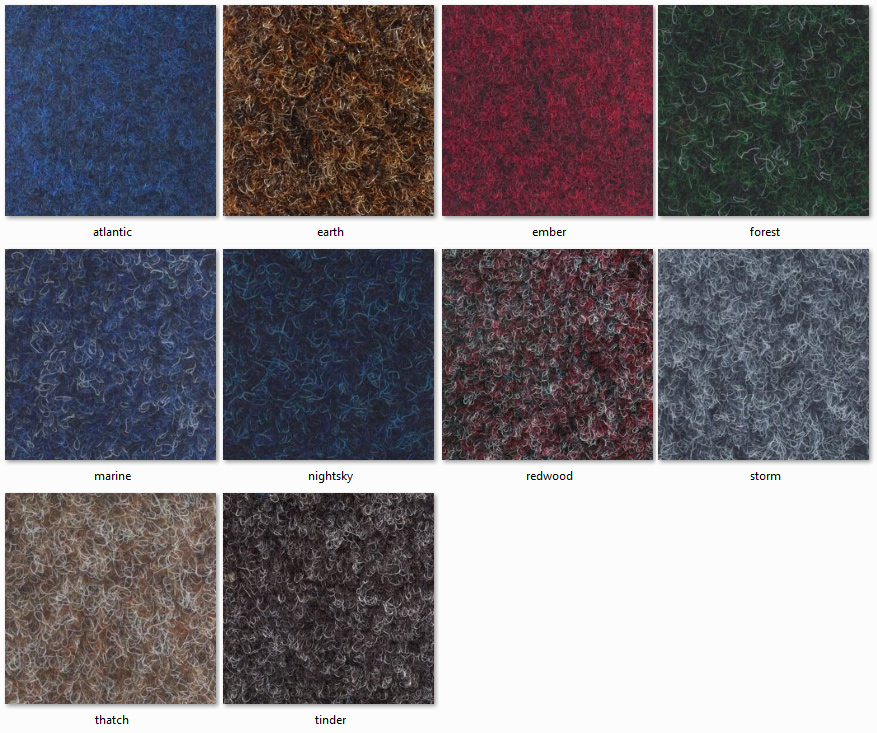 Dyne Carpet Tiles - Heavy Velour Ranges