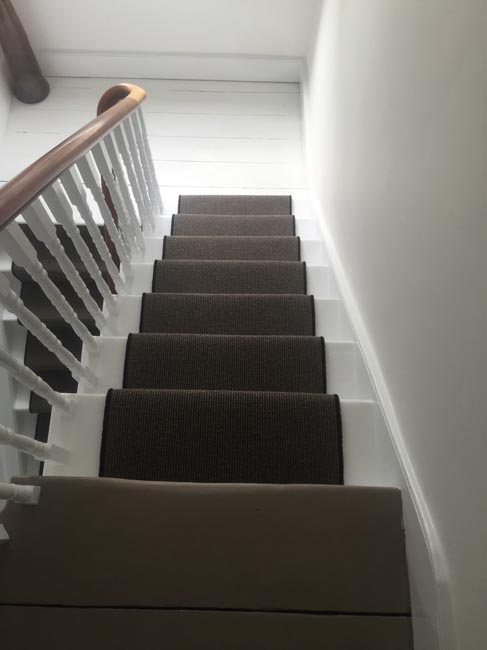 portfolio carpets dark grey stair carpet with black whipping 03