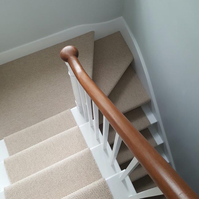 portfolio carpets brown wool stair runner 04