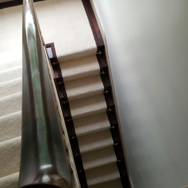 portfolio carpets white stairs black broder runner 16