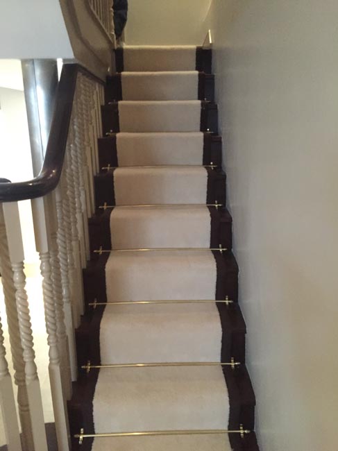 portfolio carpets white stairs black broder runner 26