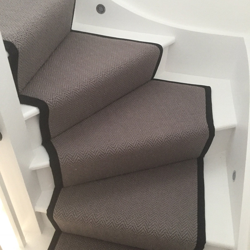 Grey Stair Runner With Black Binding On The Sides 20170805_120605000_iOS1