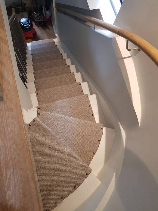 portfolio grey stair carpet as a runner 01