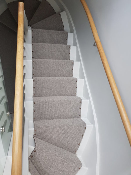 portfolio grey stair carpet as a runner 03