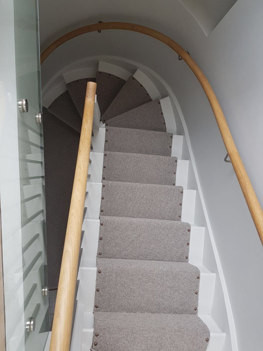 portfolio grey stair carpet as a runner 04