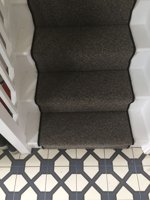 portfolio grey stair runner with black whipping 01