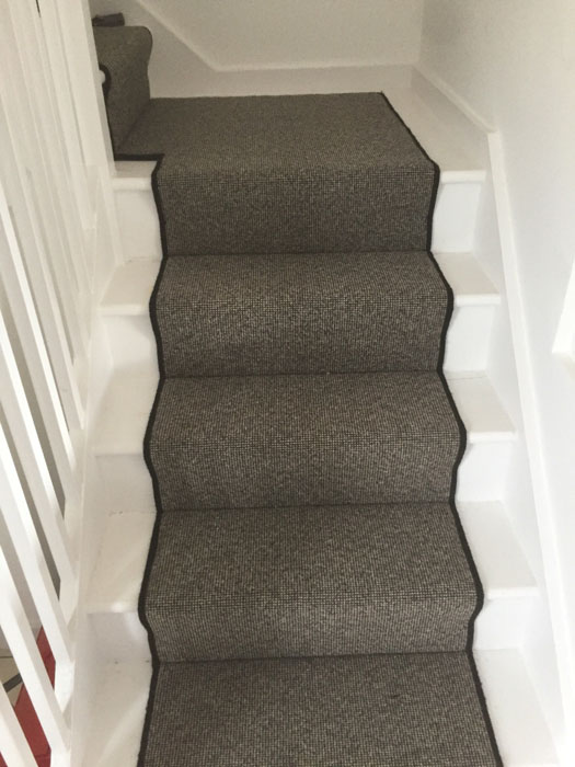 portfolio grey stair runner with black whipping 02