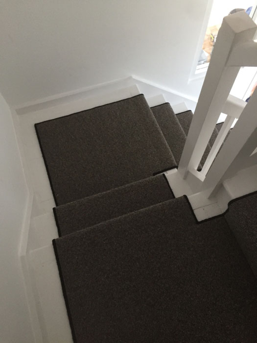 portfolio grey stair runner with black whipping 04