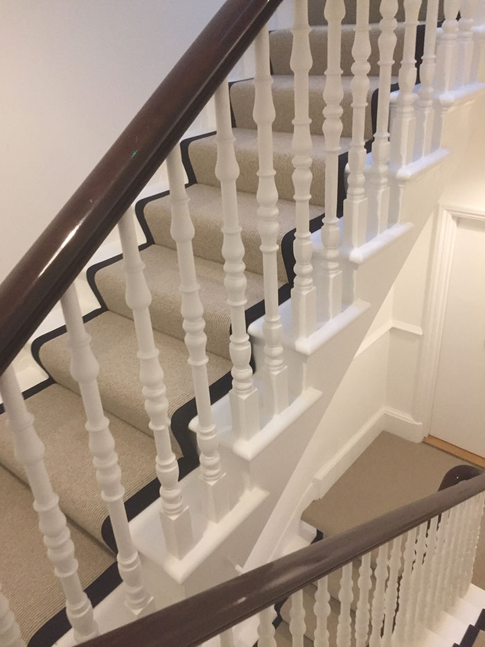 PORTFOLIO - LIGHTER CARPET ON STAIRS WITH BLACK BINDING (15)