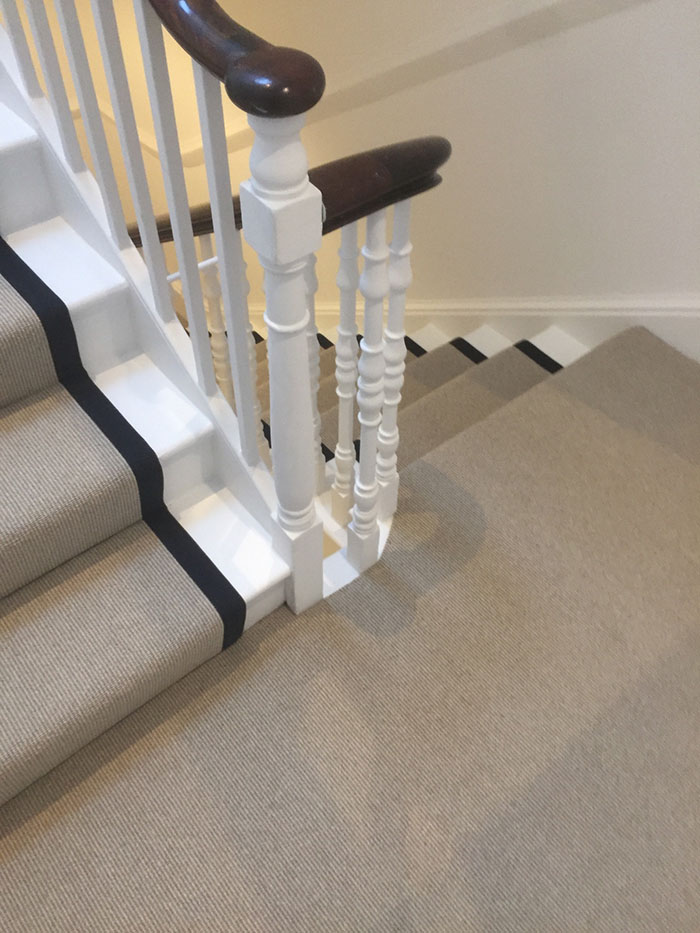 PORTFOLIO - LIGHTER CARPET ON STAIRS WITH BLACK BINDING (9)