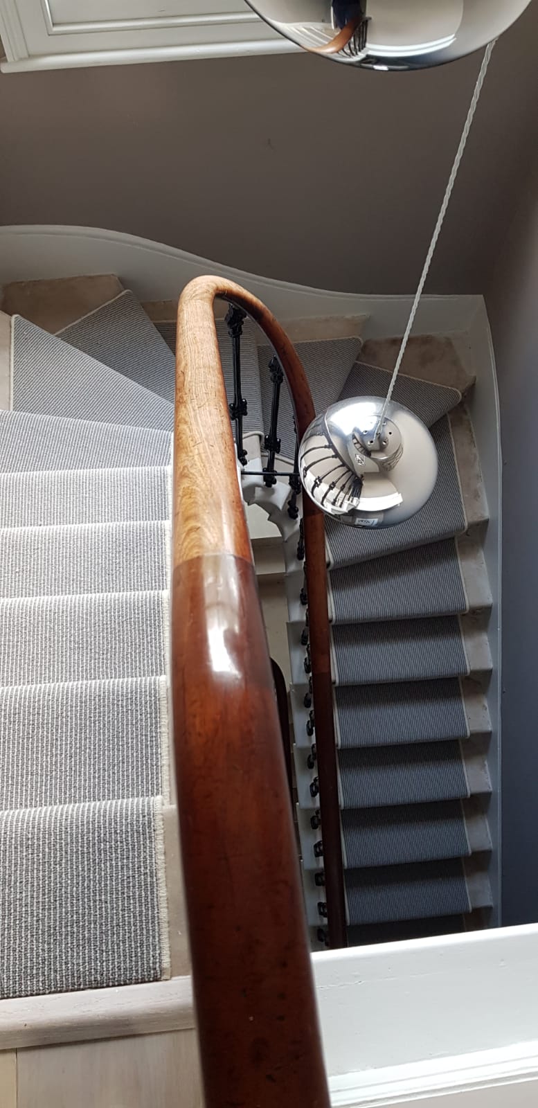 portfolio carpets grey-carpet-runner-white-whipping-lambeth (5)