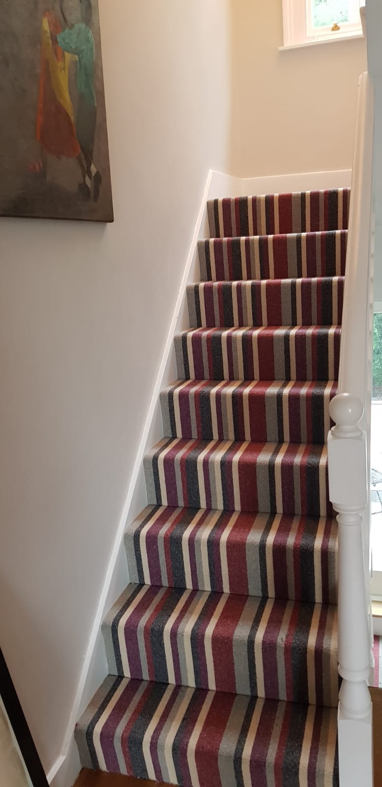 portfolio carpets multicoloured-stripe-carpet-stairs-docklands (3)