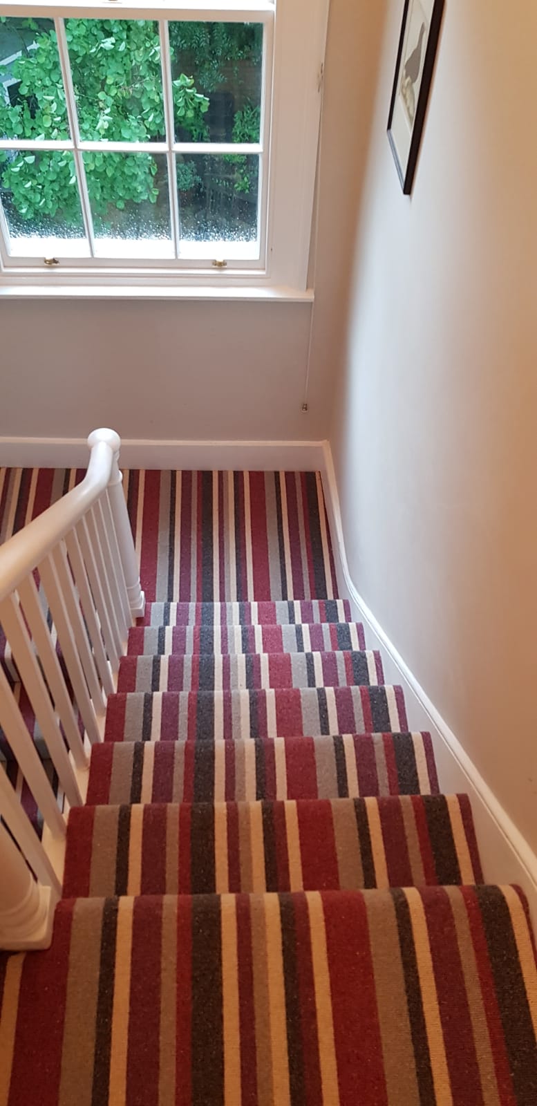portfolio carpets multicoloured-stripe-carpet-stairs-docklands (4)