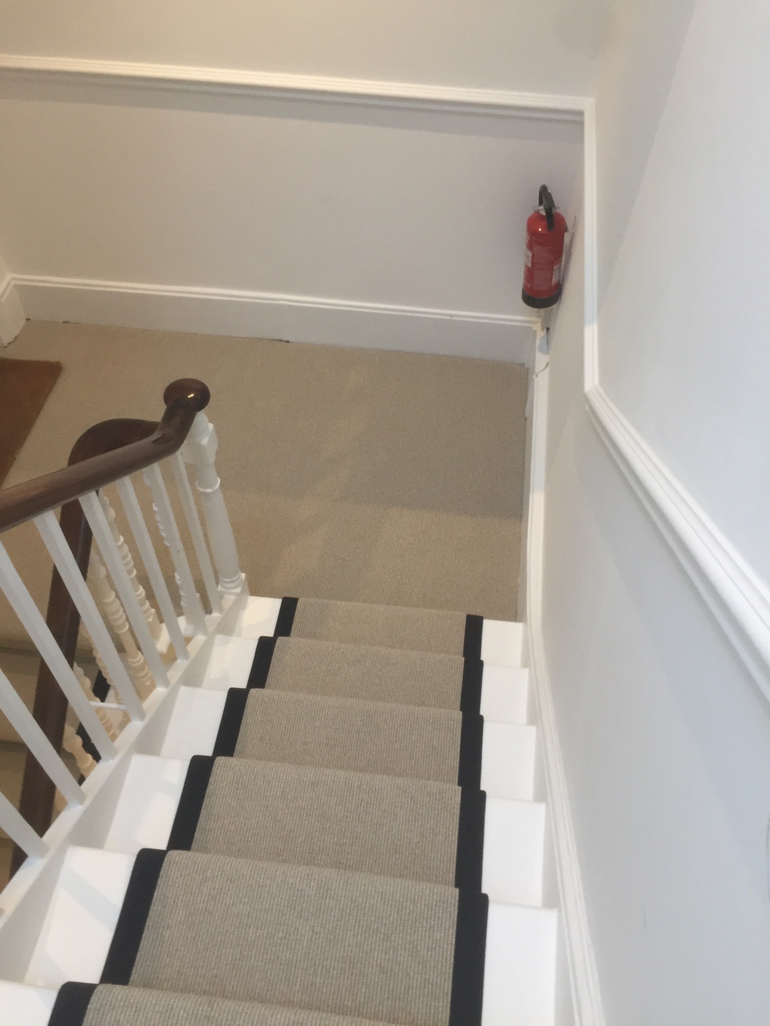 portfolio Carpet Runner With Black Binding Installed In Clerkenwell (2)