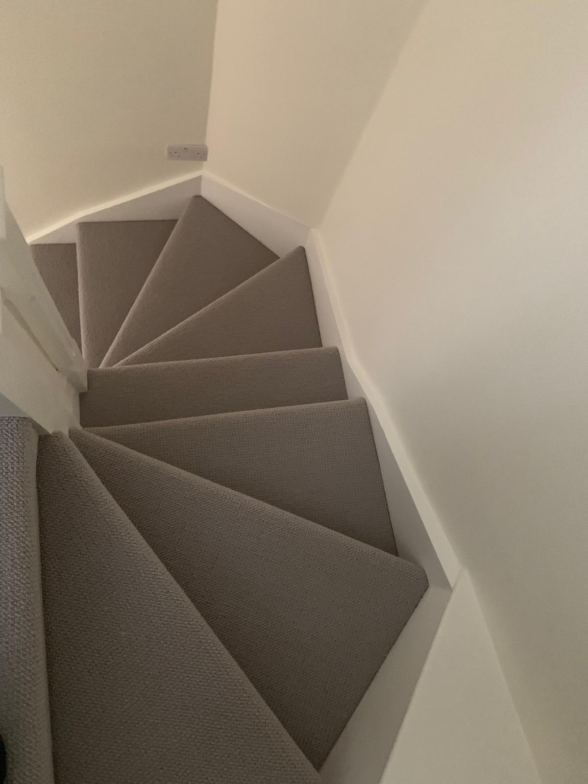 Grey Carpet Installed In Kings Cross