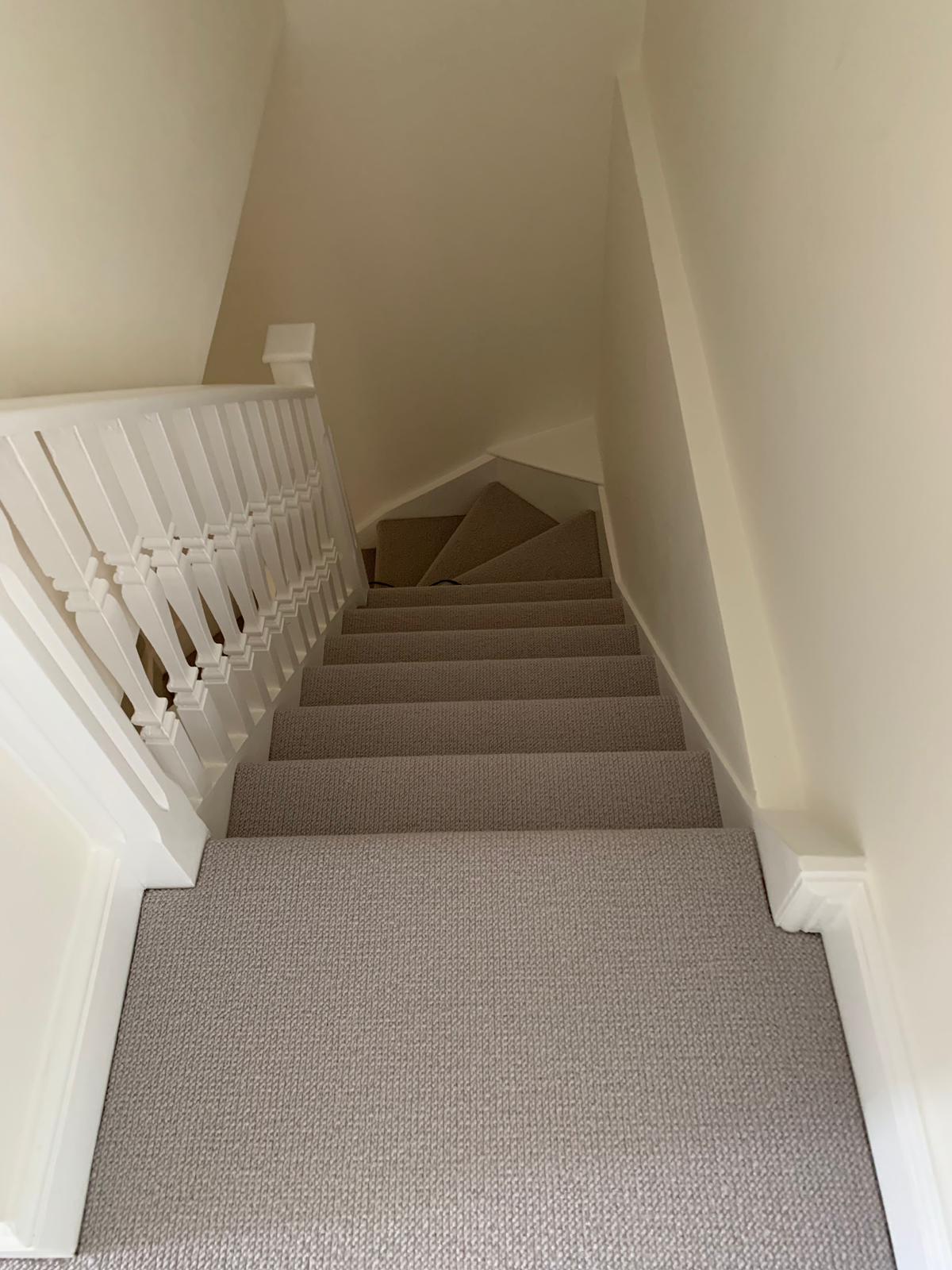 Grey Carpet Installed In Kings Cross