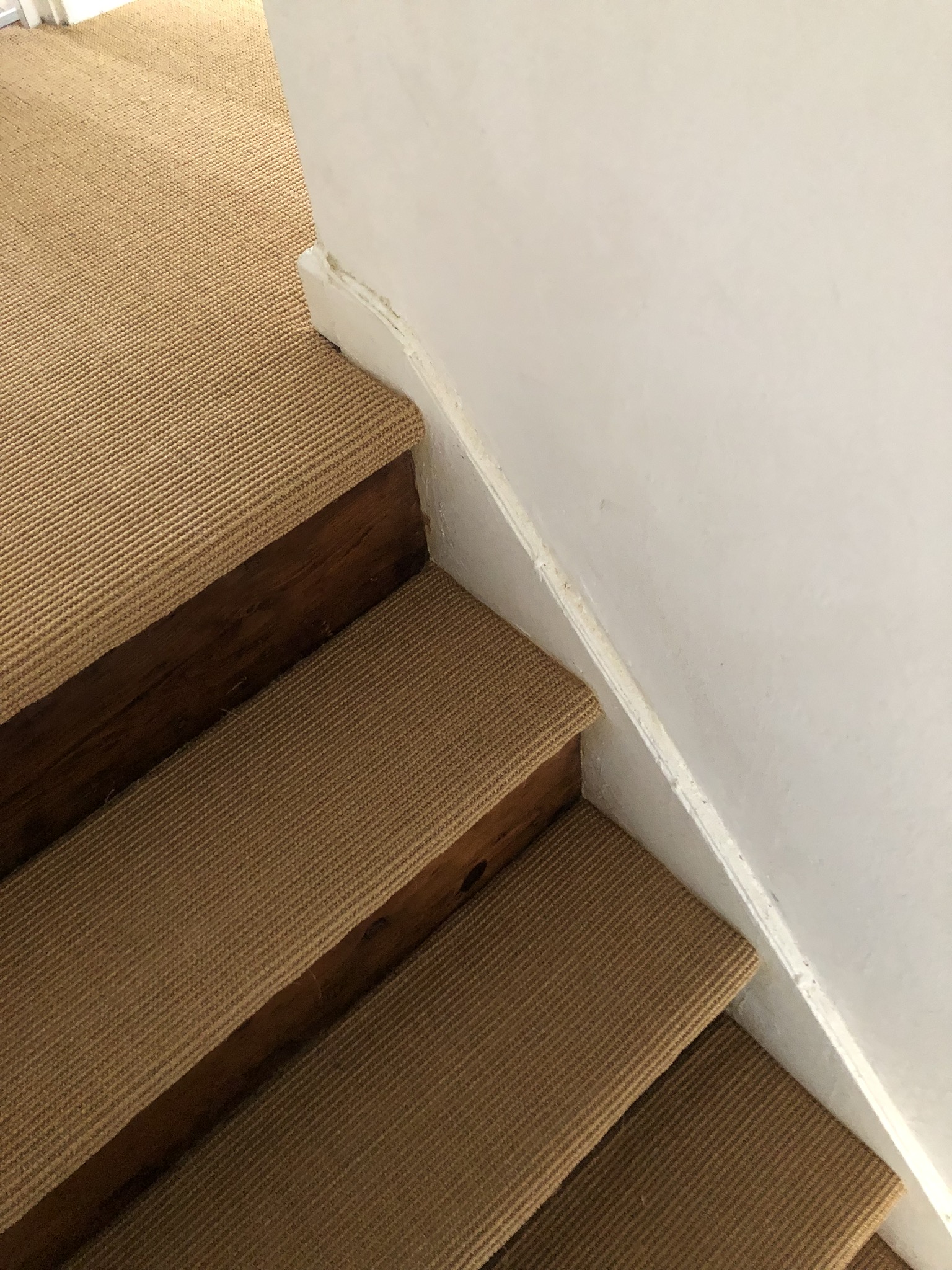 portfolio Fibre Boucle Cinnamon Sisal Carpet Installed in Temple Fortune (10)