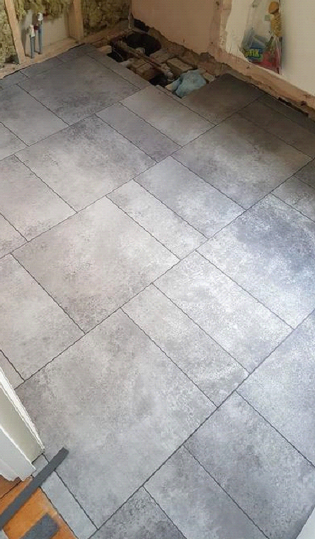 Amtico Signature Kura Caraway Vinyl Tiles Installed in Chelsea 3