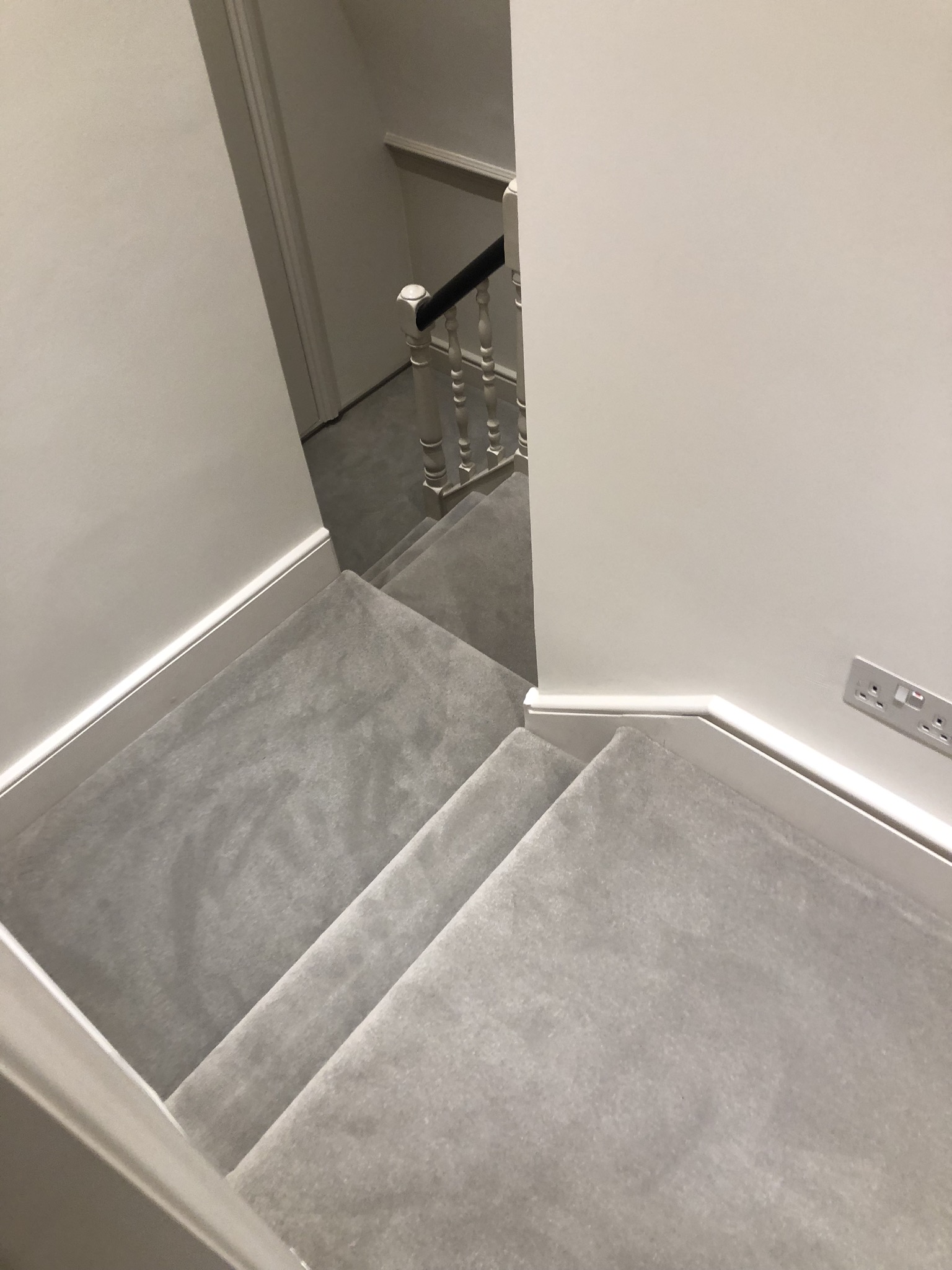 Clarendon Carpets Connoisseur Velvet Cromarty carpet installed 1