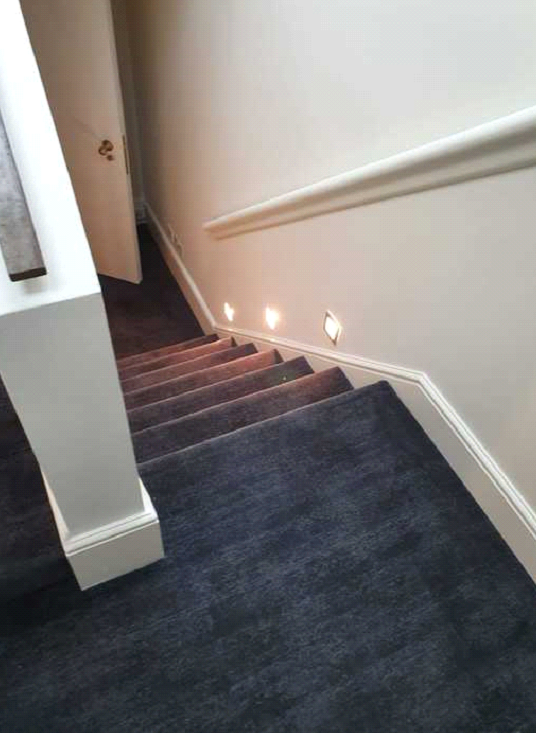 Dark carpet installed to premises in Barnes 6
