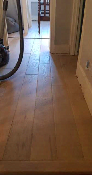 Staki Wood Flooring in Chestnut Colour in Wimbledon 4