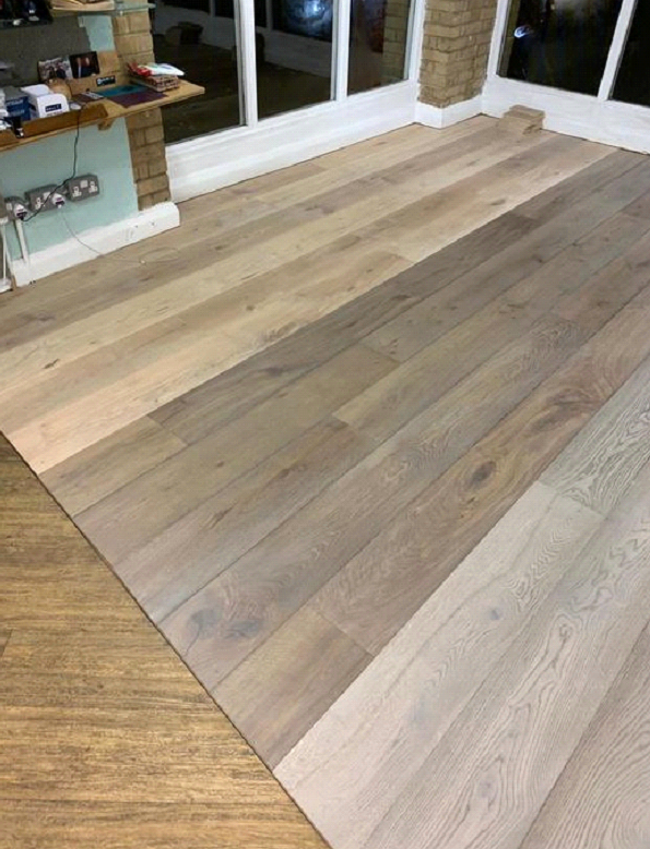 Staki wood floors installed to own Islington Flooring showroom 4