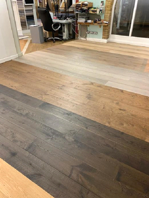 Staki wood floors installed to own Islington Flooring showroom 7