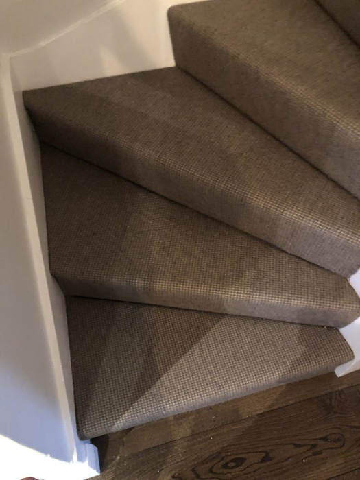 Dark Carpet on Stairs Installed in Putney 1