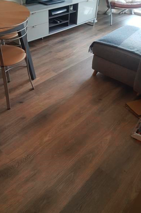 Install Amtico Spacia Hampton Oak Luxury Vinyl Tile Flooring Installed 1