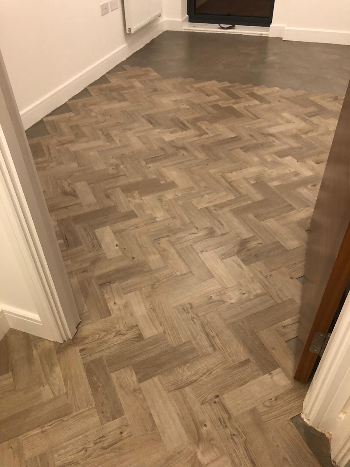 To supply & install Amtico Spacia Sun Bleached Oak luxury vinyl flooring in Kilburn 7