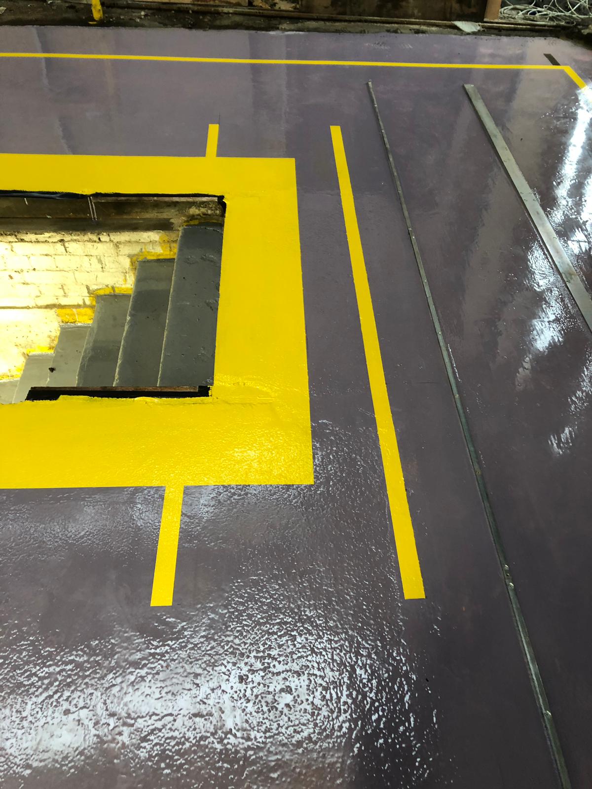 Vanguard Contracts to carry out the refurbishment of a 1200m2 Multi brand workshop floor at F G Barnes Guildford 2