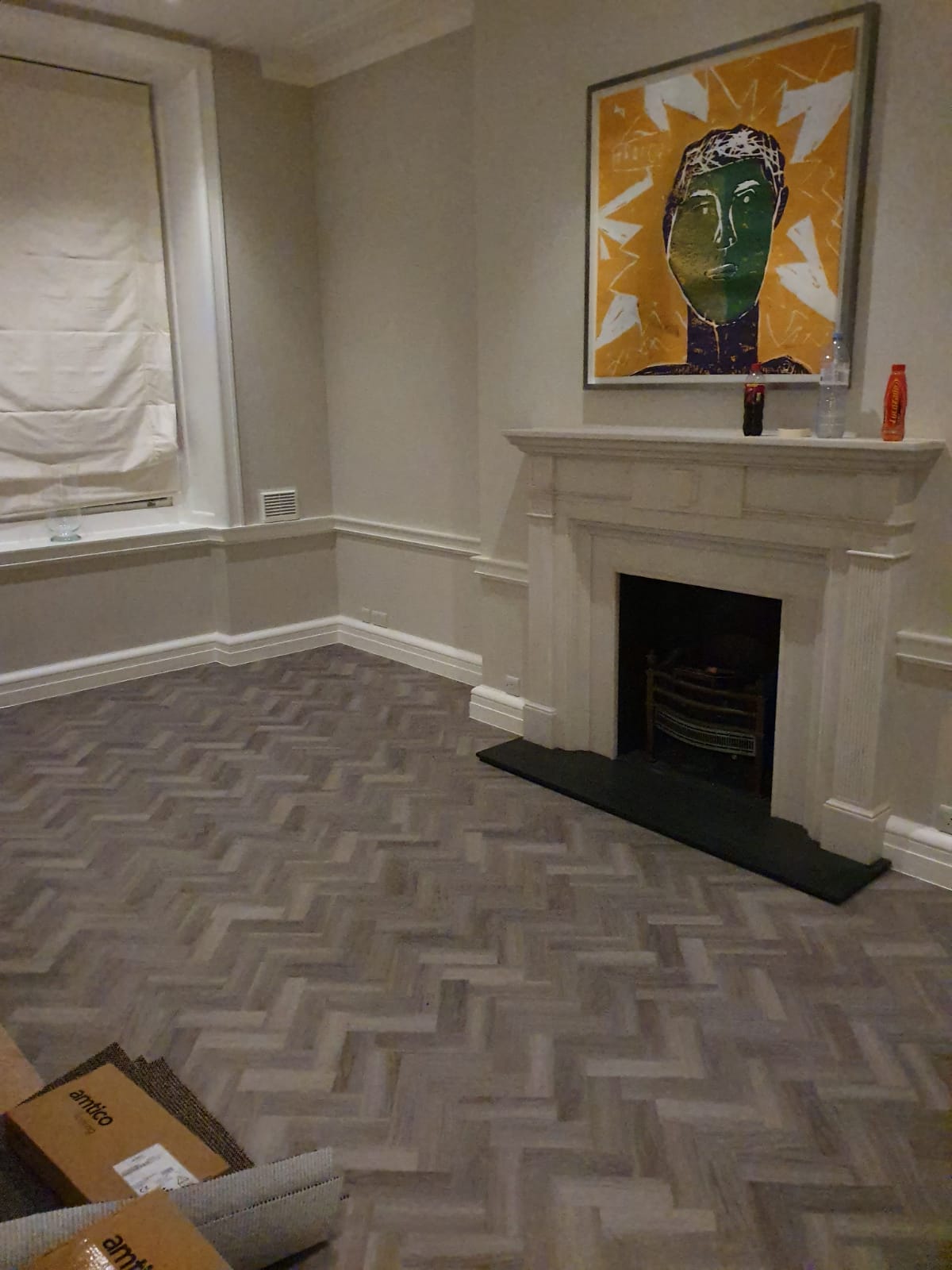 Amtico Spacia Nordic Oak in Herringbone Design to Premises 1 23