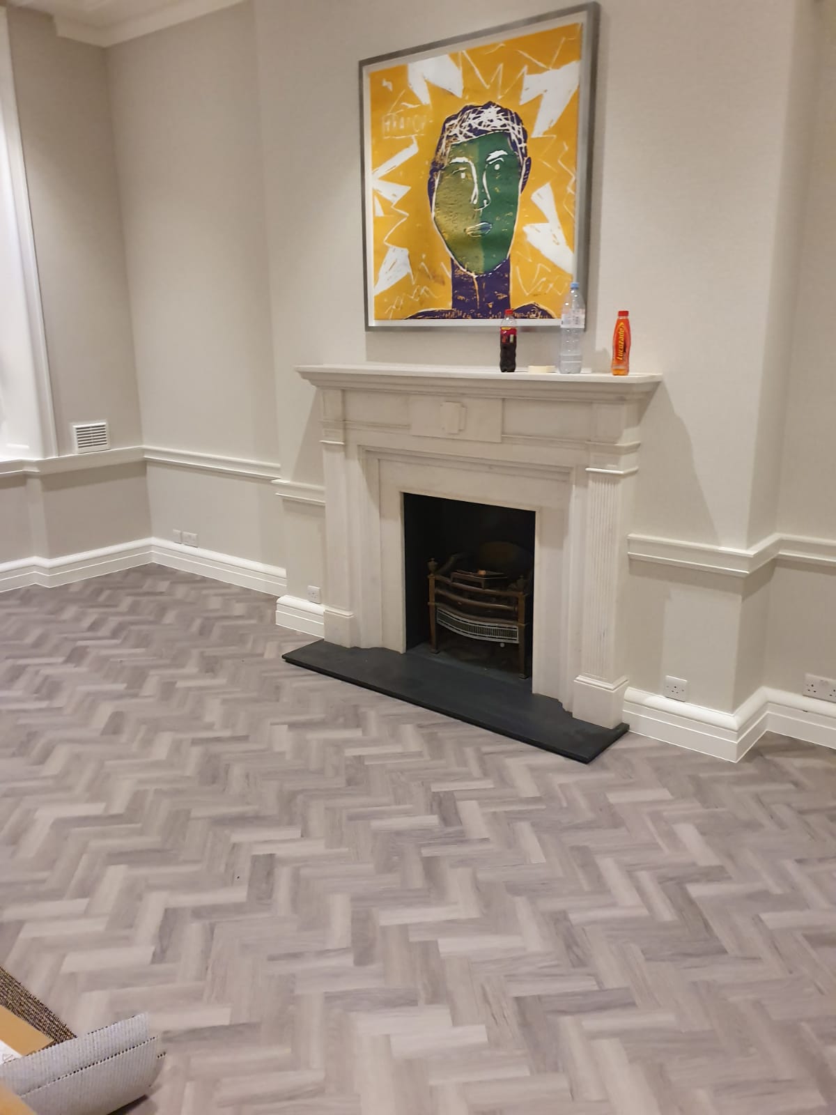 Amtico Spacia Nordic Oak in Herringbone Design to Premises 22