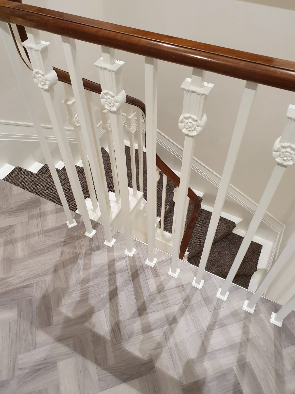 Amtico Spacia Nordic Oak in Herringbone Design to Premises 4