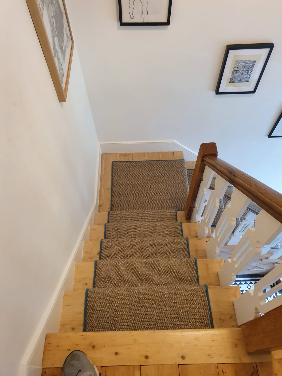 Brown Sisal Herringbone Carpet 7