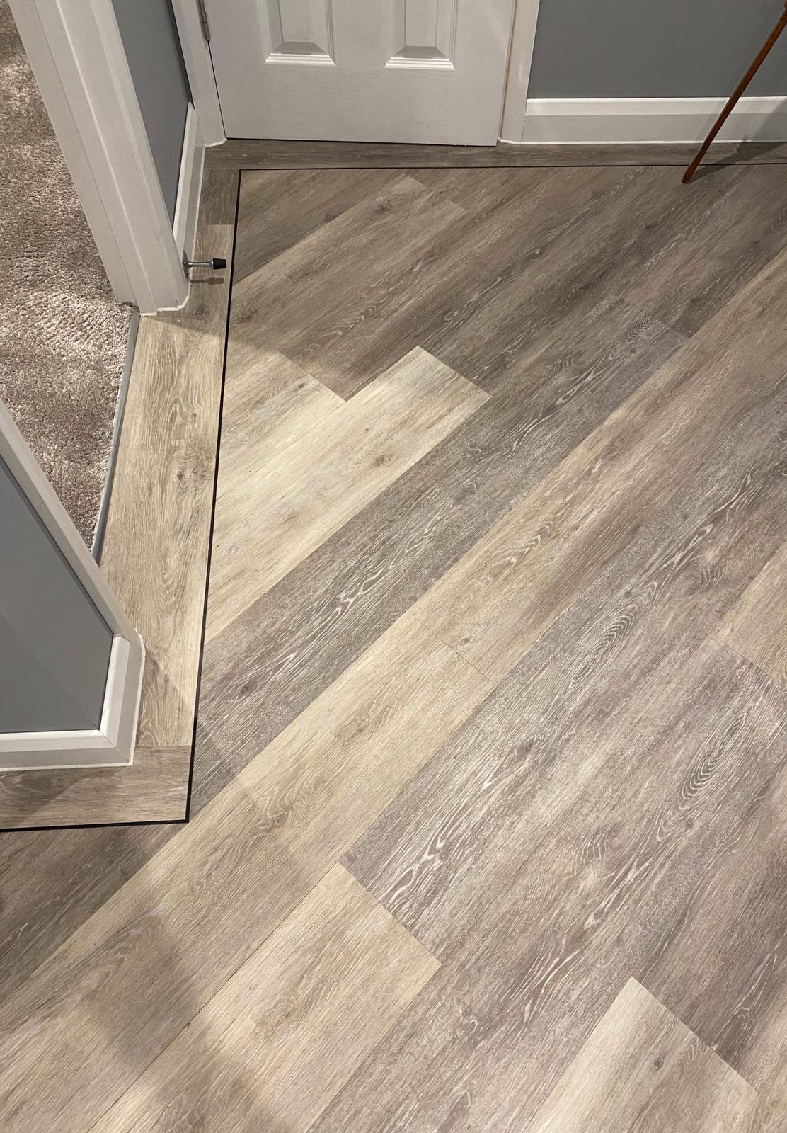Brief: To supply & install Amtico Signature Lime Washed Wood Luxury Vinyl Tile 3