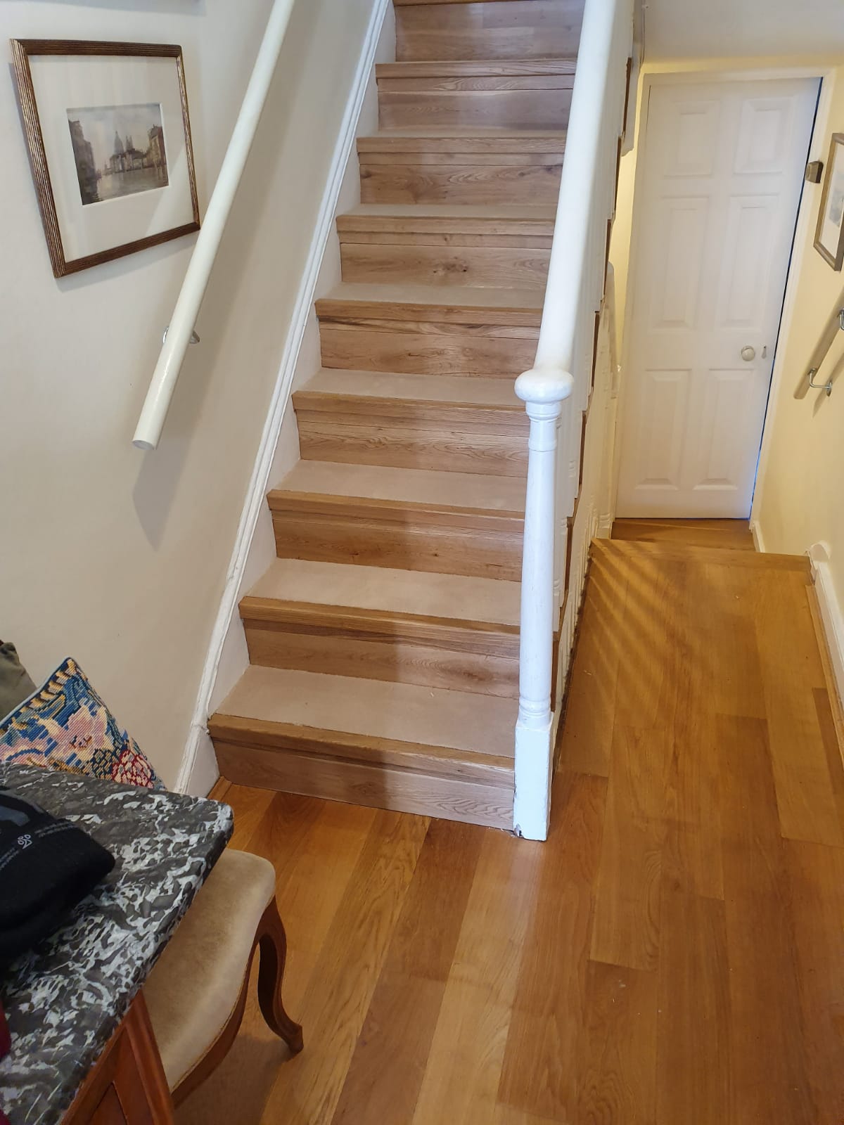 Carpet to Treads on Stairs 3