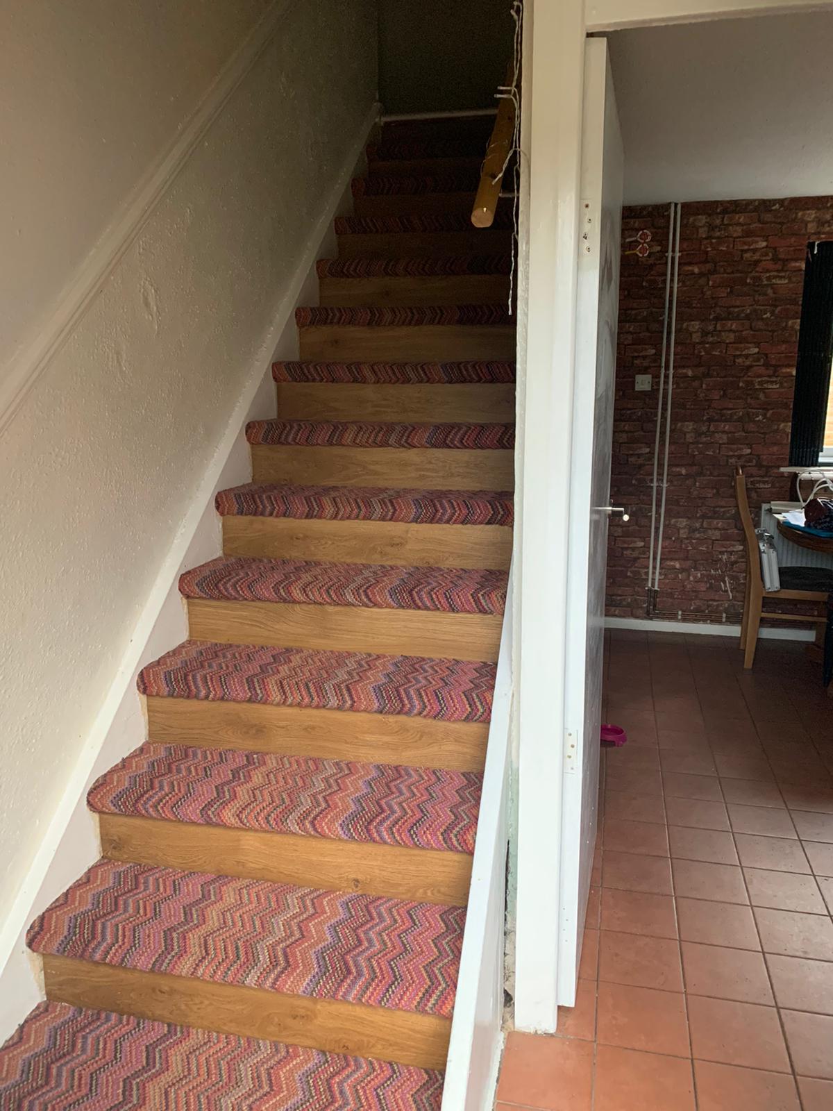Crucial Trading Fabulous Carpet to Treads on Stairs 2