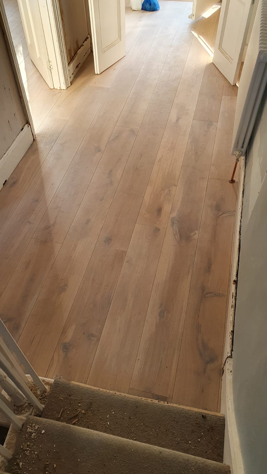 Staki Brushed & White Oil Wood Flooring 3