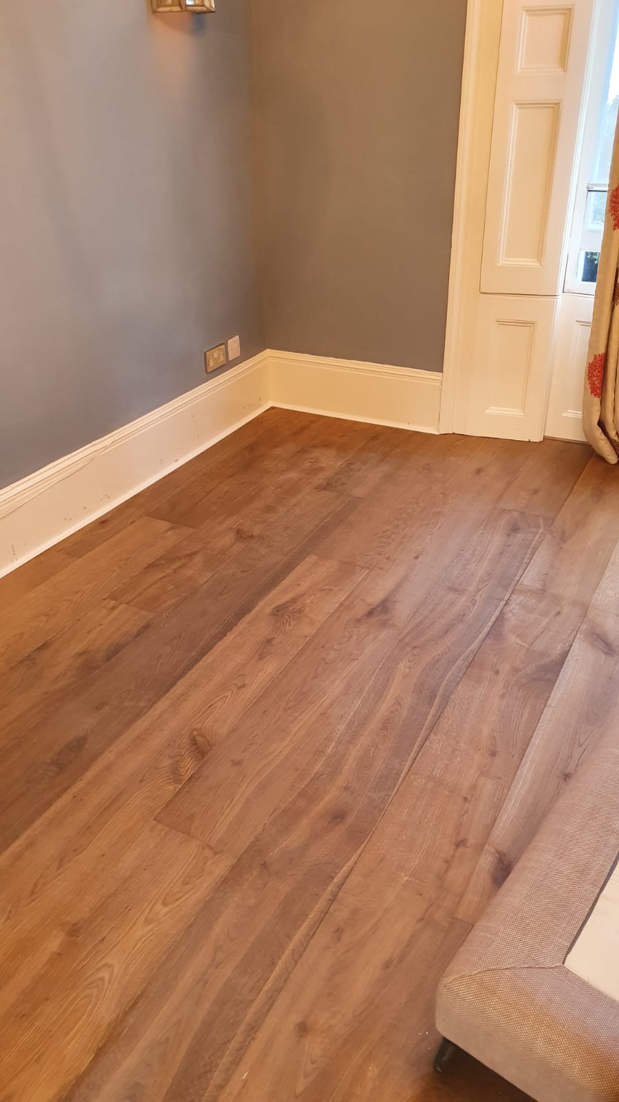 Staki Smoked & Oiled Wood Flooring Installation 3